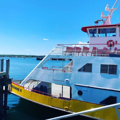 Casco Bay Lines ferry ride from Portland to Peaks Island takes 20 minutes